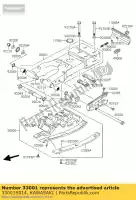 33001S014, Kawasaki, Arm-comp-swing ksf400-a2 kawasaki kfx 400 2004, New