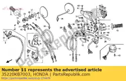 Here you can order the housing, switch setting from Honda, with part number 35220KB7003: