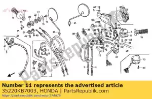 honda 35220KB7003 housing, switch setting - Bottom side