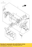 6910029810, Suzuki, pad & shim set suzuki gsf 650 2005 2006, New