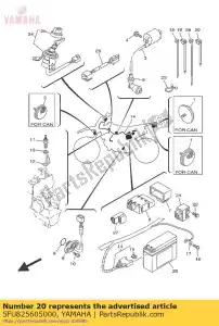 yamaha 5FU825605000 thermoschakelaar - Onderkant