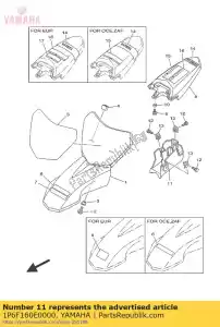 yamaha 1P6F160E0000 caixa - Lado inferior