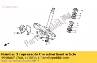 45468KE1760, Honda, guide,brk.hose honda mtx  rw mtx200rw 200 , New