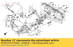 Aquí puede pedir arandela, ajuste de capucha, 5 mm de Honda , con el número de pieza 90501MY27000: