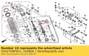 Honda 52427GBF831 bouchon de caoutchouc - La partie au fond