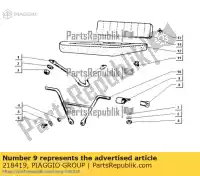 218419, Piaggio Group, hinge ape atd100001101, zapt10000 atm200001001, zapt10000 zapt10000, atd1t, atd2t zapt10000, atm2t, atm3t 220 420 422 1997 1998 1999 2000 2001 2002 2003 2004, New