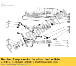 Qui puoi ordinare cerniera da Piaggio Group , con numero parte 218419: