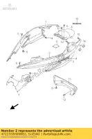 4721103H00NE2, Suzuki, moldura da capa, lh suzuki uh 125 200 2009 2010 2011, Novo