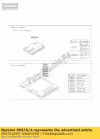 999761879, Kawasaki, manuale di istruzioni, en / fr / de, zx100 kawasaki zx 1000 2015, Nuovo