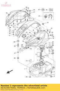 yamaha 5D7E39074000 pompa carburante comp - Il fondo