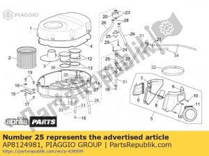 aprilia AP8124981 min. silnik regulacji - Dół