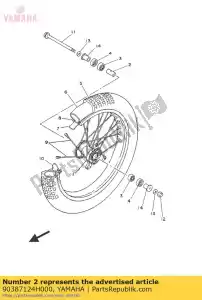 yamaha 90387124H000 collar (26h) - Lado inferior