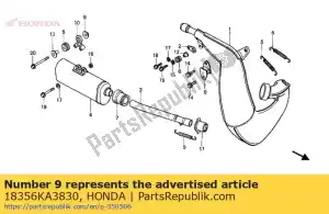 honda 18356KA3830 nenhuma descrição disponível no momento - Lado inferior