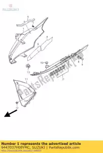 Suzuki 9447037H00YMC cowling comp, un - Il fondo