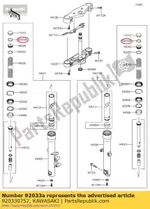 kawasaki 920330757 ring-snap vn900bff - Onderkant