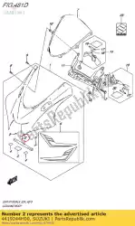 Here you can order the cushion,fuel tank from Suzuki, with part number 4419244H00: