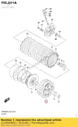 Ici, vous pouvez commander le engrenage assy auprès de Suzuki , avec le numéro de pièce 2120044B21: