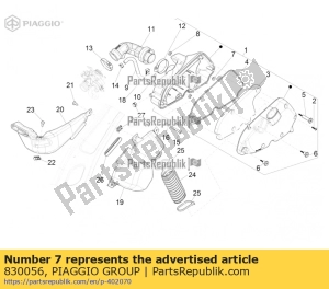 aprilia 830056 bush - Bottom side