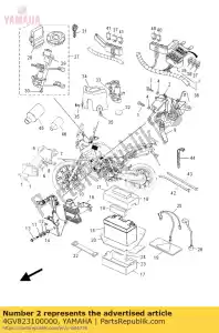 Yamaha 4GV823100000 bobine d'allumage - La partie au fond