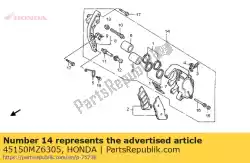 remklauw sub assy, van Honda, met onderdeel nummer 45150MZ6305, bestel je hier online: