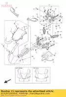 2CR2832B0000, Yamaha, gráfico, 15 yamaha yfz r yzf r 1000 2015 2016, Novo