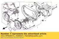 33114MS8871, Honda, schroef, straalafstelling honda xrv africa twin  rvf r cbr fireblade rr xrv750 cbr900rr rvf750r 750 900 , Nieuw