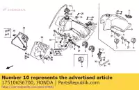 17510KS6700, Honda, réservoir, carburant honda cr  r cr125r 125 , Nouveau