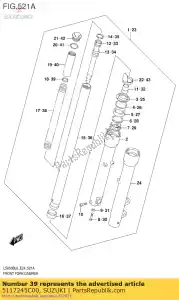 suzuki 5117245C00 lavadora - Lado inferior