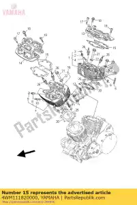 yamaha 4WM111820000 uszczelka g?owicy cylindrów 2 - Dół