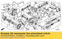 Ici, vous pouvez commander le roulement, aiguille, 12x18x12 auprès de Honda , avec le numéro de pièce 91056HP5601: