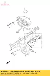 Here you can order the cord license light from Yamaha, with part number 5D7H45471000: