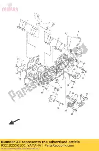 yamaha 9321025X0100 o-ring - Dół