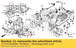 Here you can order the collar, oring from Honda, with part number 15155300000: