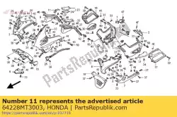 Qui puoi ordinare gruppo serratura., coperchio tascabile da Honda , con numero parte 64228MT3003: