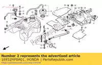 16952HP0A01, Honda, aucune description disponible pour le moment honda trx 500 2005 2006 2007 2008 2009 2010 2011 2013, Nouveau