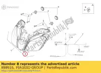 898616, Piaggio Group, luce laterale aprilia rsv4 tuono tuono 1000 2011 2014, Nuovo