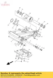 yamaha 4D3221510000 seal, guard - Bottom side