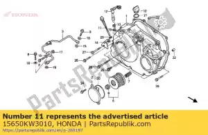 Honda 15650KW3010 medidor, nivel de aceite - Lado inferior