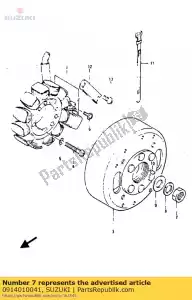 suzuki 0914010041 porca 10mm - Lado inferior