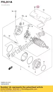 suzuki 015470508A parafuso - Lado inferior