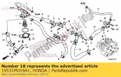 geen beschrijving beschikbaar op dit moment van Honda, met onderdeel nummer 19531MGY641, bestel je hier online: