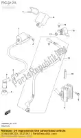 3186106C00, Suzuki, tappo, motorino di avviamento suzuki  dr gn gsf tu 125 200 400 600 1991 1992 1993 1995 1996 1997 1998 1999 2000 2001 2002 2017 2018 2019 2020, Nuovo