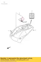 4429239G00, Suzuki, emblema, serbatoio del carburante suzuki vz intruder m800 u zu ue z m800z vz800 marauder vz800z 800 , Nuovo