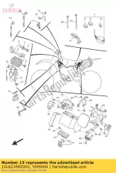 Here you can order the plate from Yamaha, with part number 1SL823880000: