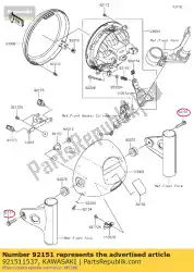 Tutaj możesz zamówić ? Ruba z ko? Nierzem, 8x35 zr750-f1 od Kawasaki , z numerem części 921511537: