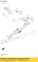 Here you can order the footrest,l from Suzuki, with part number 4356136E40019: