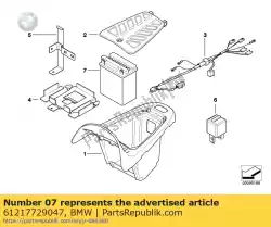 Here you can order the battery from BMW, with part number 61217729047: