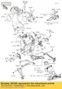 kawasaki 391560923 pad, 50x115x2 zx1000jdf - Onderkant