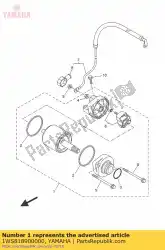 Here you can order the motor assy from Yamaha, with part number 1WS818900000: