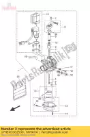 1PHE4D362500, Yamaha, aguja yamaha ns yn 50 2013 2014 2015 2016, Nuevo